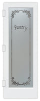 Pantry Door - Lenora - Primed - 24" x 84" - Book/Slab Door