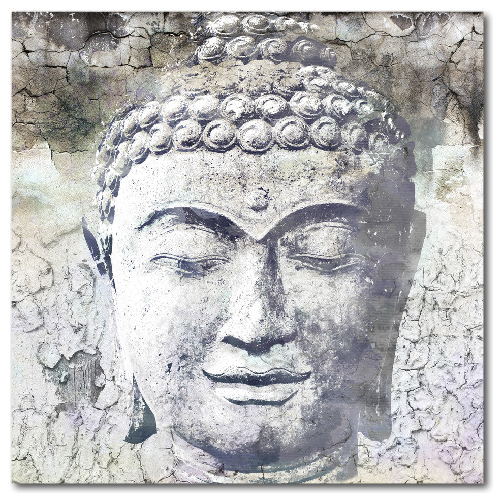 "Timeless Buddha I" Gallery-Wrapped Canvas Wall Art, 16"x16"