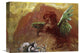 "Pegasus and Hydra" Stretched Canvas Giclee by Odilon Redon, 16"x12"