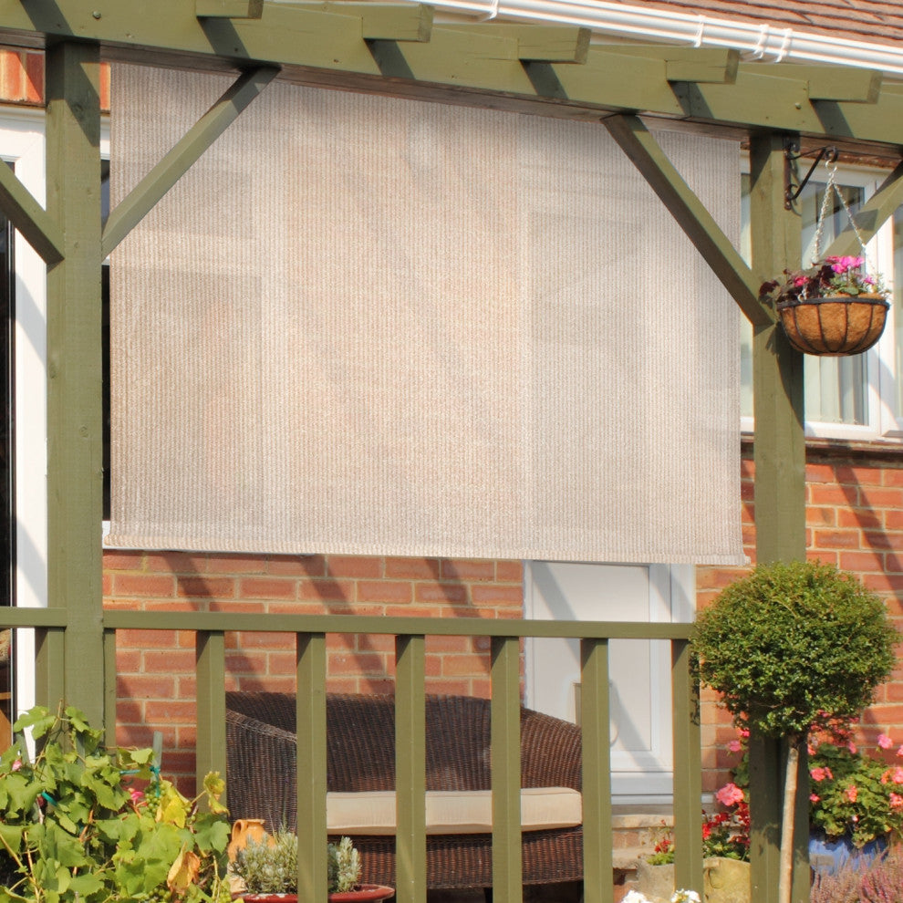 Cordless Outdoor Sun Shade, Quartz, 72" W X 72" L