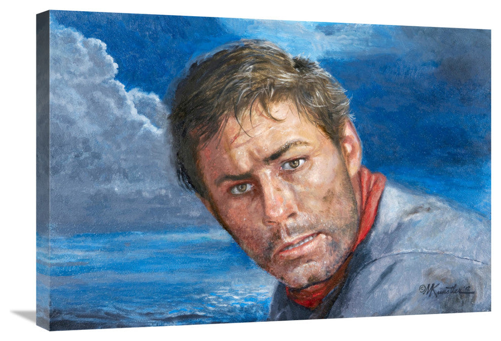 "Storm Tossed" Stretched Canvas Giclee by Mort Kunstler, 30x21"