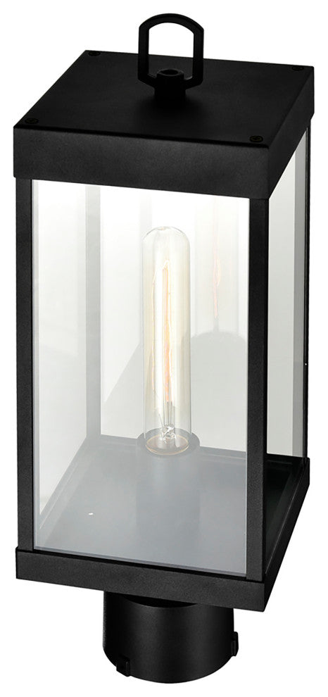 Windsor 1 Light Black Outdoor Lantern Head