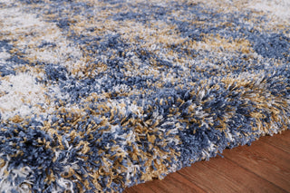 Noori Rug Shag Ridley Blue/Gold Rug