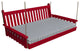Pine Traditional English Swingbed, Tractor Red, 75 Inch