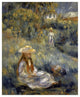 "Garden at Mezy: Mademoiselle Manet" Print by Pierre-Auguste Renoir, 27"x32"
