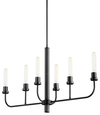 Quorum International 622-6 Sheridan 6 Light 35"W Linear - Matte Black