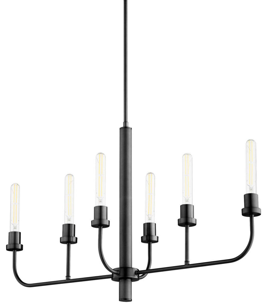 Quorum International 622-6 Sheridan 6 Light 35"W Linear - Matte Black