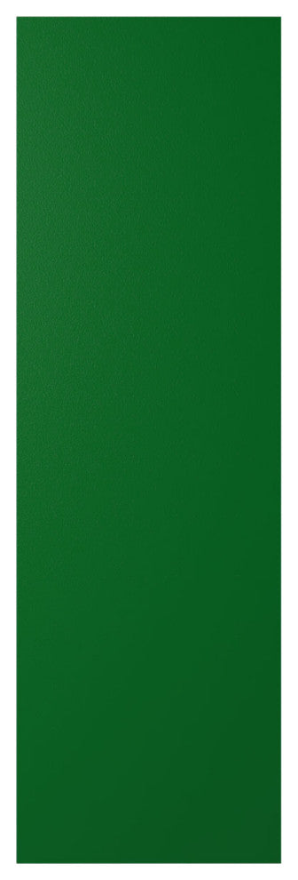 18"W True Fit PVC Single Panel Chevron Modern Style, Viridian Green, 77"H