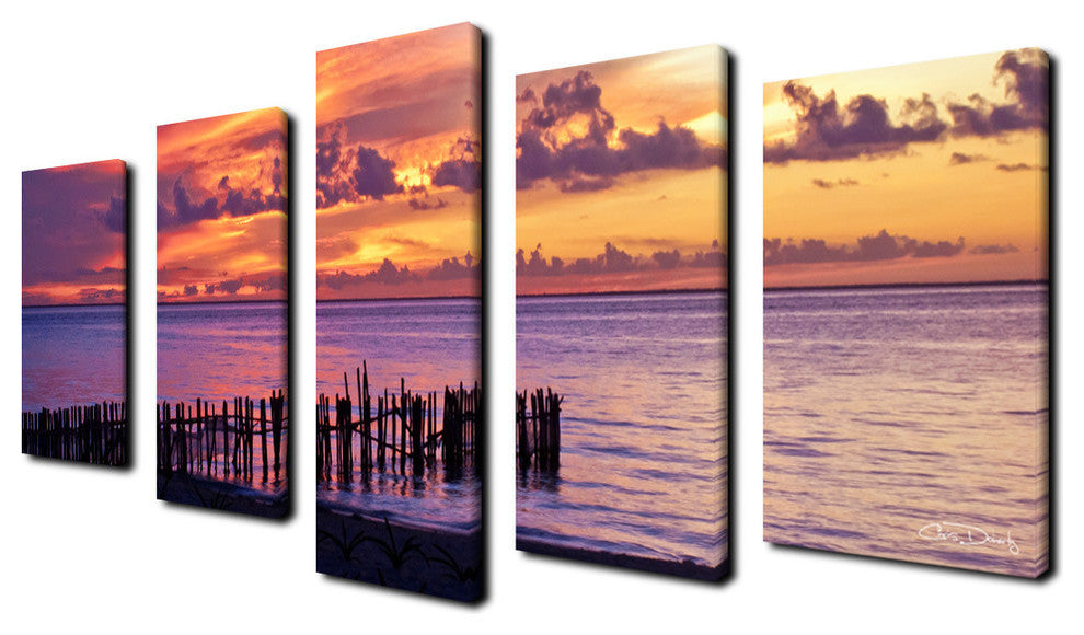 Ready2hangart Chris Doherty 'Mex Sunset II' 5-piece Canvas Wall Art