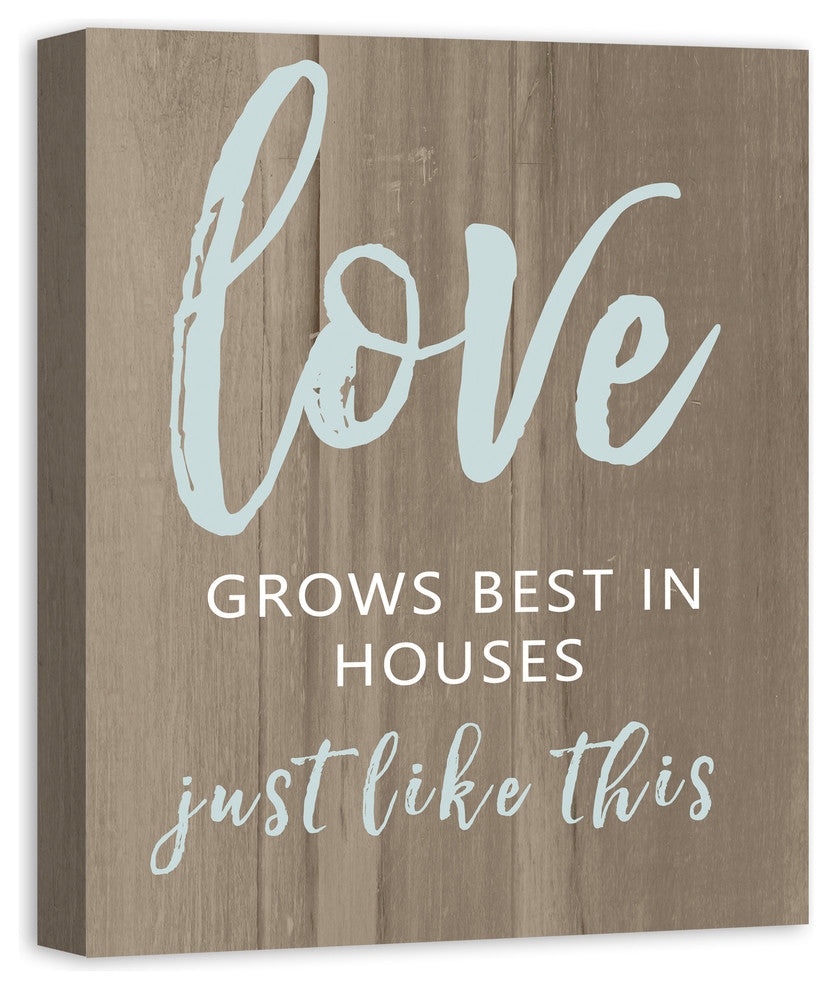 Love Grows 20x24 Canvas Wall Art