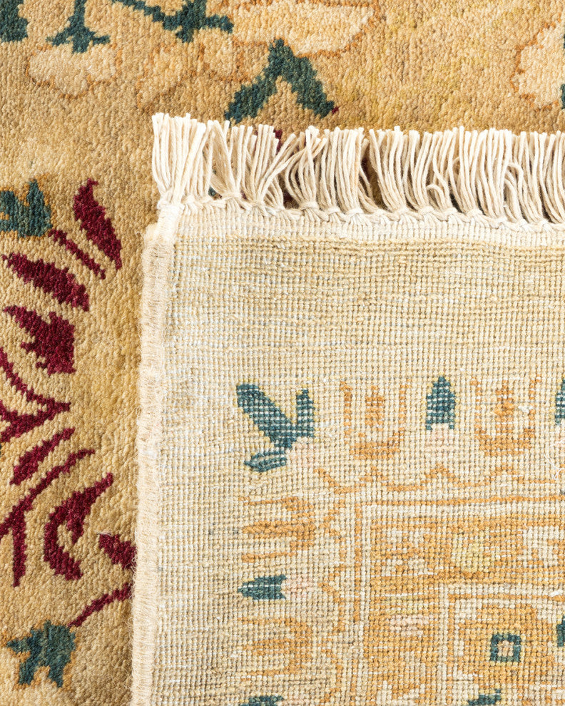 Mogul, One-of-a-Kind Hand-Knotted Area Rug Yellow, 12'2"x17'9"