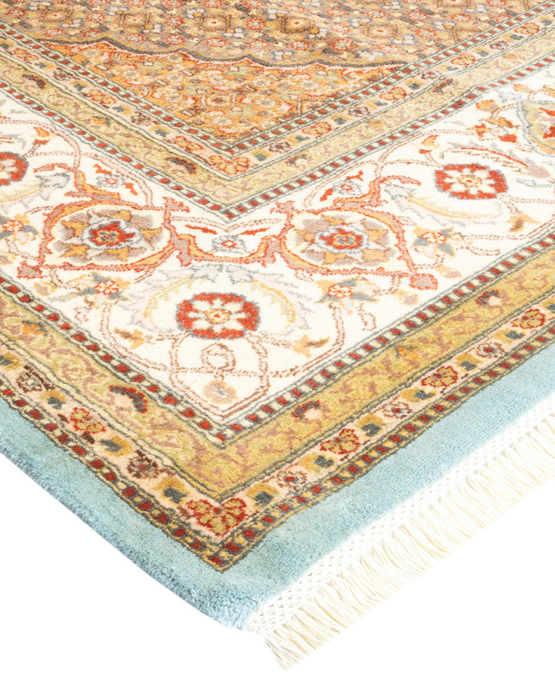Loikaw One-of-a-Kind Hand-Knotted Area Rug Light Blue, 8'1"x10'3"