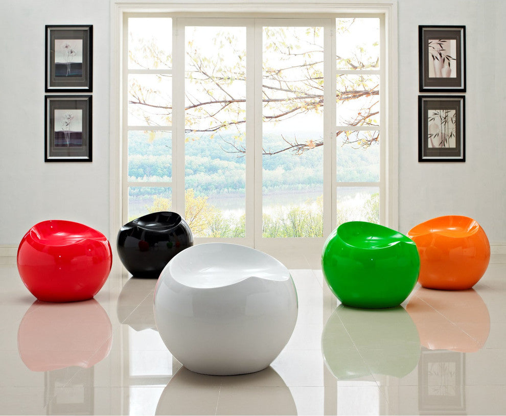Plop Stool in White