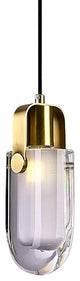 MIRODEMIÂ® Calice Ligure | Gold Crystal LED Pendant Light for Bedroom