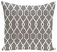 Charleston Geometric Print Pillow, Classic Gray, 20"x20"