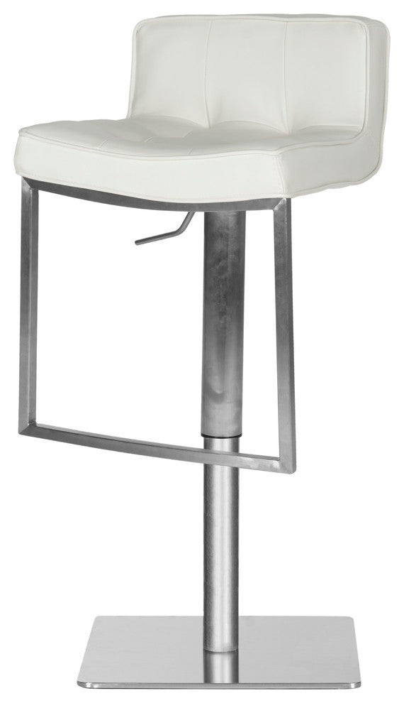 Safavieh Newman Swivel Barstool, White