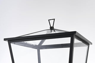 Elegant Lighting OD334P33 Oxford 4 Light 33" Tall Post Light - Black