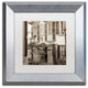 Alan Blaustein ''Bellagio I'' Art, Silver Frame, White Mat, 11x11