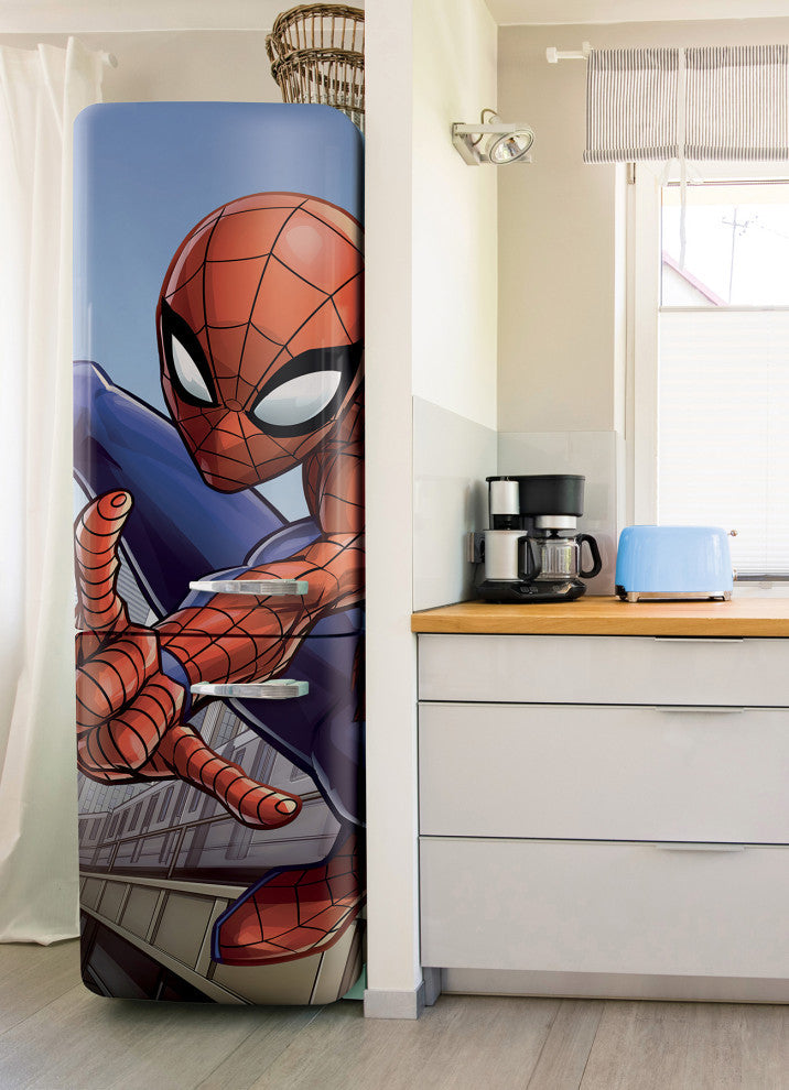 Blue Marvel Spider-Man Peel & Stick Wallpaper Mural