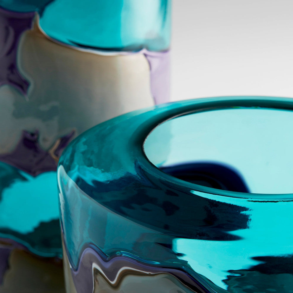 Ahoy Vase, Blue Medium