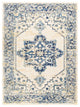 Surya Ustad UST-2307 7'10"x10'2" Rug, Navy/Denim/Wheat/Cream