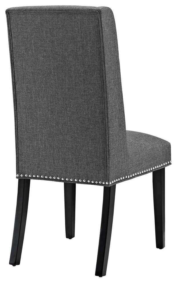 Baron Dining Chair Fabric Set of 4, Gray