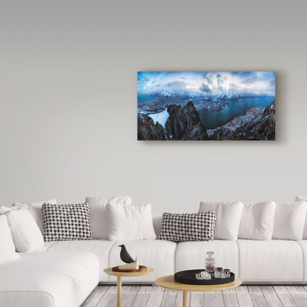 Dr Nicholas Roemmelt 'In Heaven On Ha Ven' Canvas Art, 24"x12"