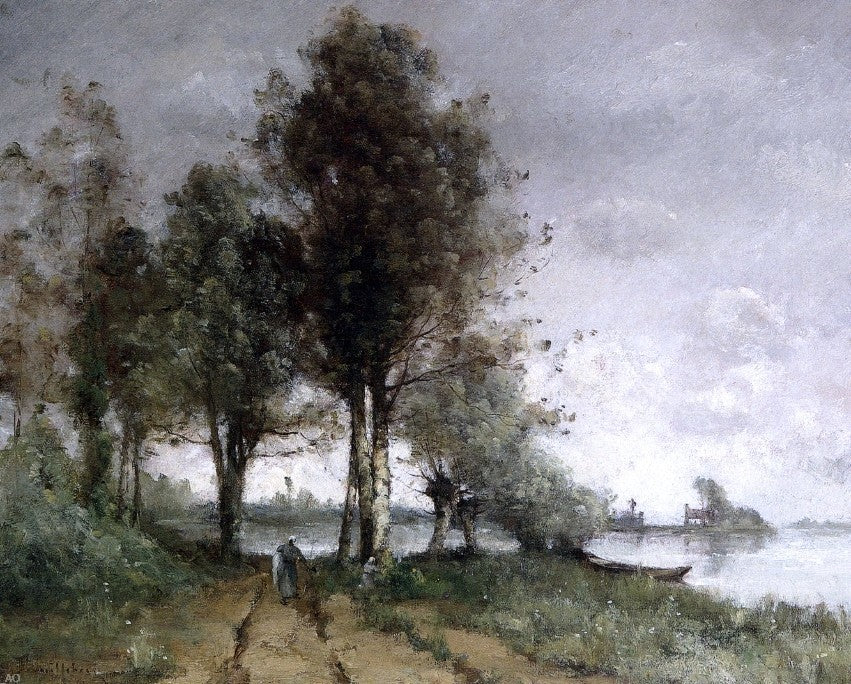 Paul Desire Trouillebert Path on the Banks of the Seine Wall Decal