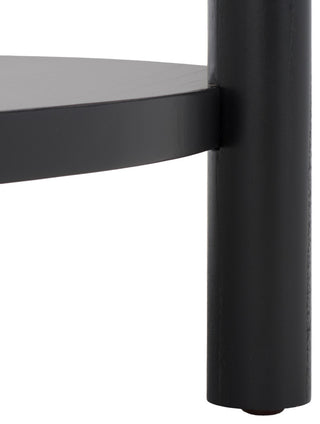 Safavieh Couture Puck Marble Top Coffee Table, Black/White