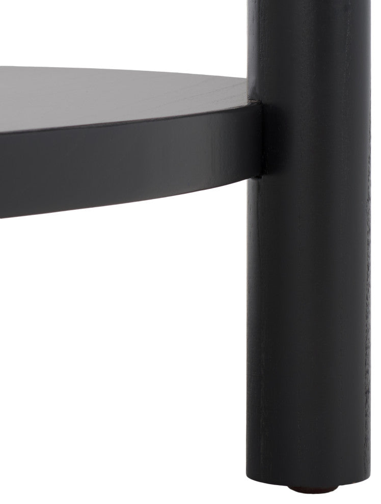 Safavieh Couture Puck Marble Top Coffee Table, Black/White