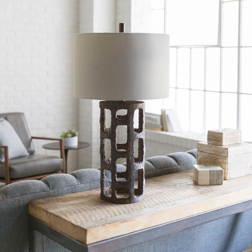 Egerton Table Lamp, 16"x28.5"x16"