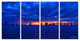 Ready2hangart Chris Doherty 'Singer Skyline' 4-piece Canvas Wall Art