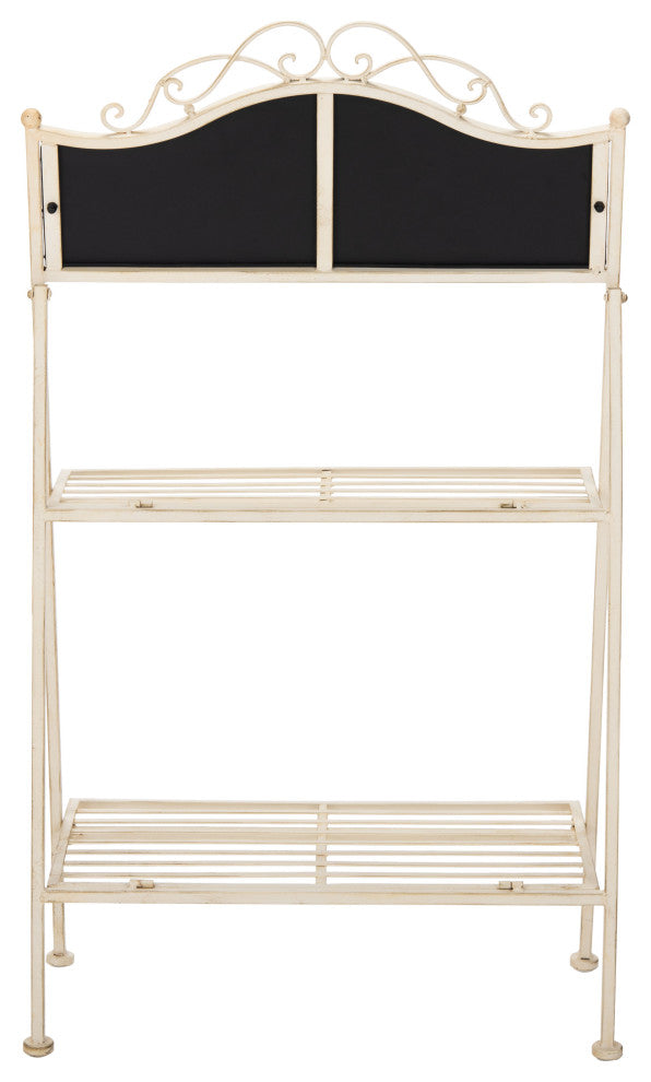 Safavieh Natum Outdoor Plant Stand Pearl White