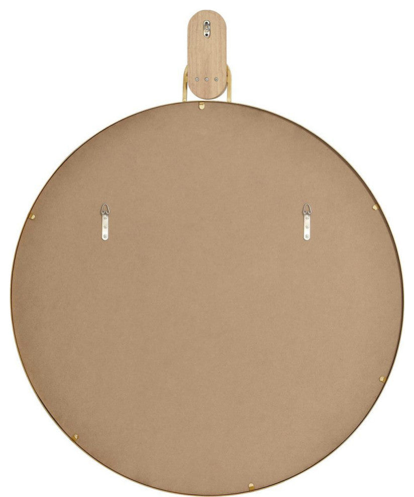 Kinsley Framed Round Decorative Mirror