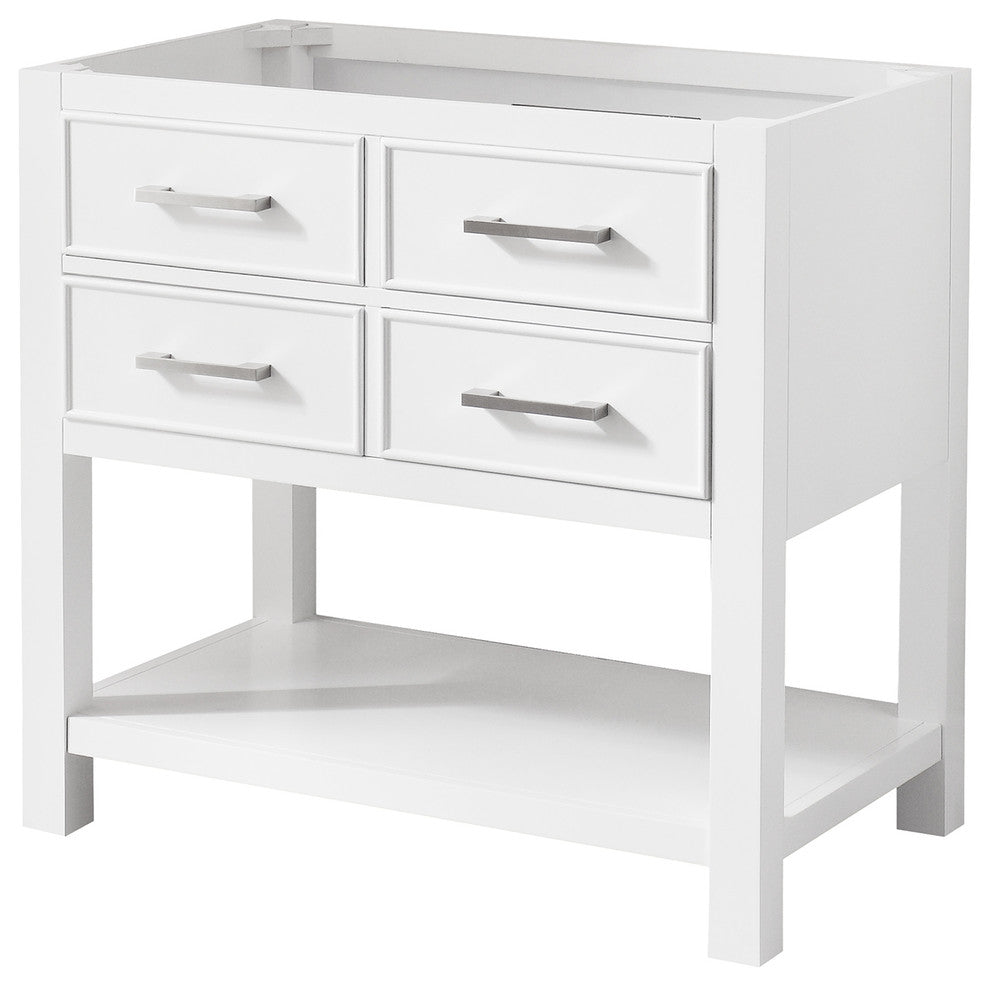 Avanity Brooks 36" Vanity Only, White Finish