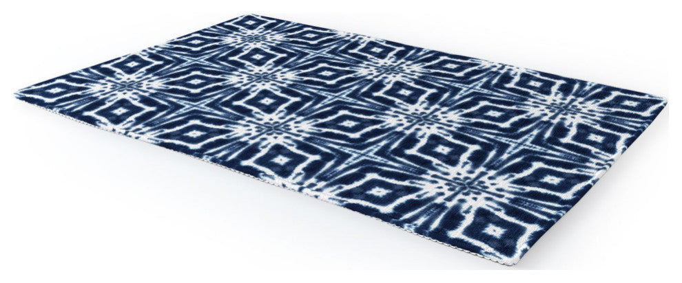 Jacqueline Maldonado Watercolor Shibori Indigo Area Rug