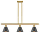 Innovations 516-3I-SG-M8-BK-LED 3-Light Island Light, Satin Gold