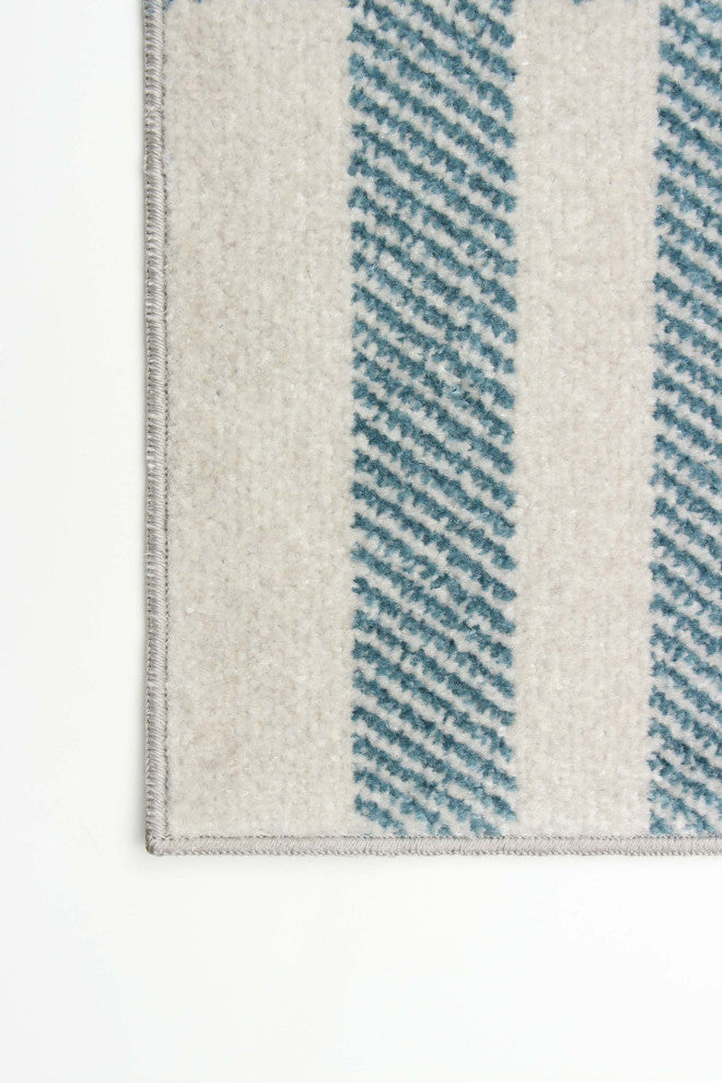Aqua Roma Area Rug, Blue, 6'x9'