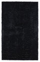 Capel Cozy Shag Black 2039_375 Machine Woven Rugs - 4' X 6' Rectangle
