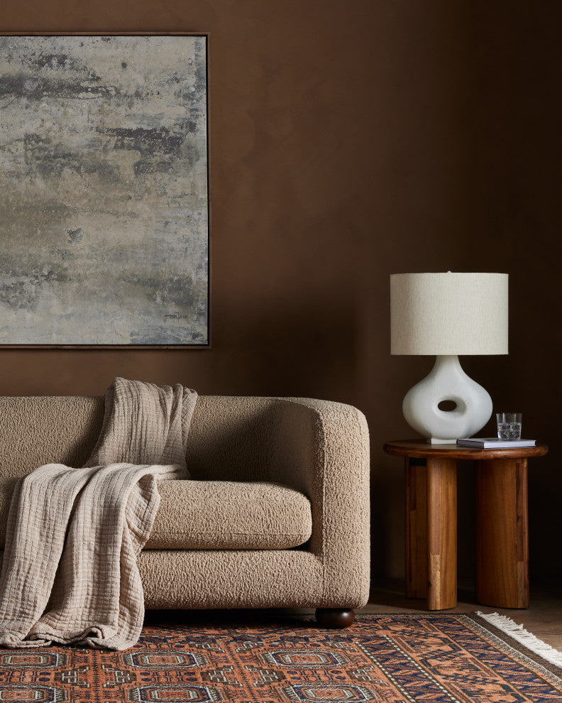 Gidget Sofa, 84", Sheepskin Camel