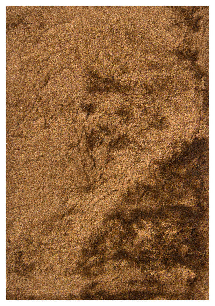 Naya Contemporary Area Rug, Brown, 7'9"x10'6" Rectangle