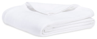 Artisan Herringbone Blanket, White, Twin