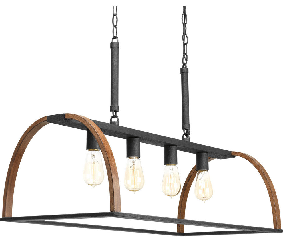 Progress Lighting Trestle Four Light Island Pendant P4720-71