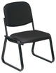 Deluxe Sled Base Armless Chair With Designer Plastic Shell