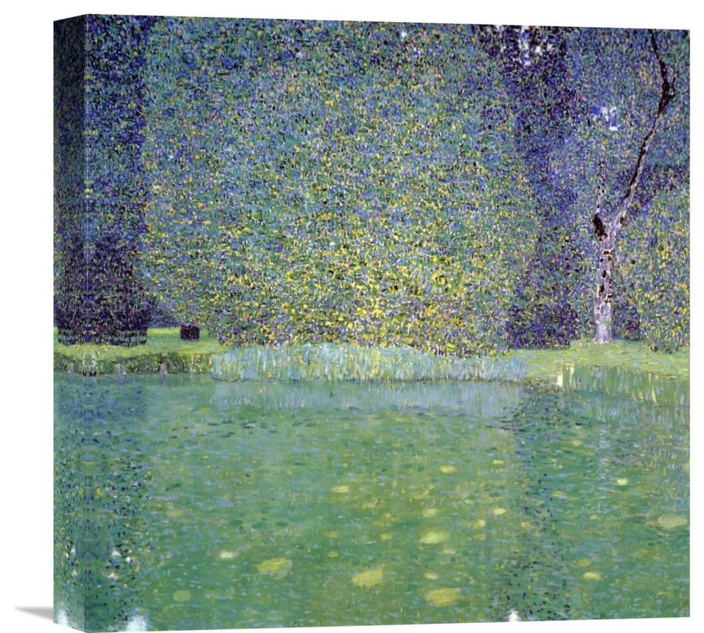 "Pond At Schloss Kammer On The Attersee 1910" Artwork, 16"x16"
