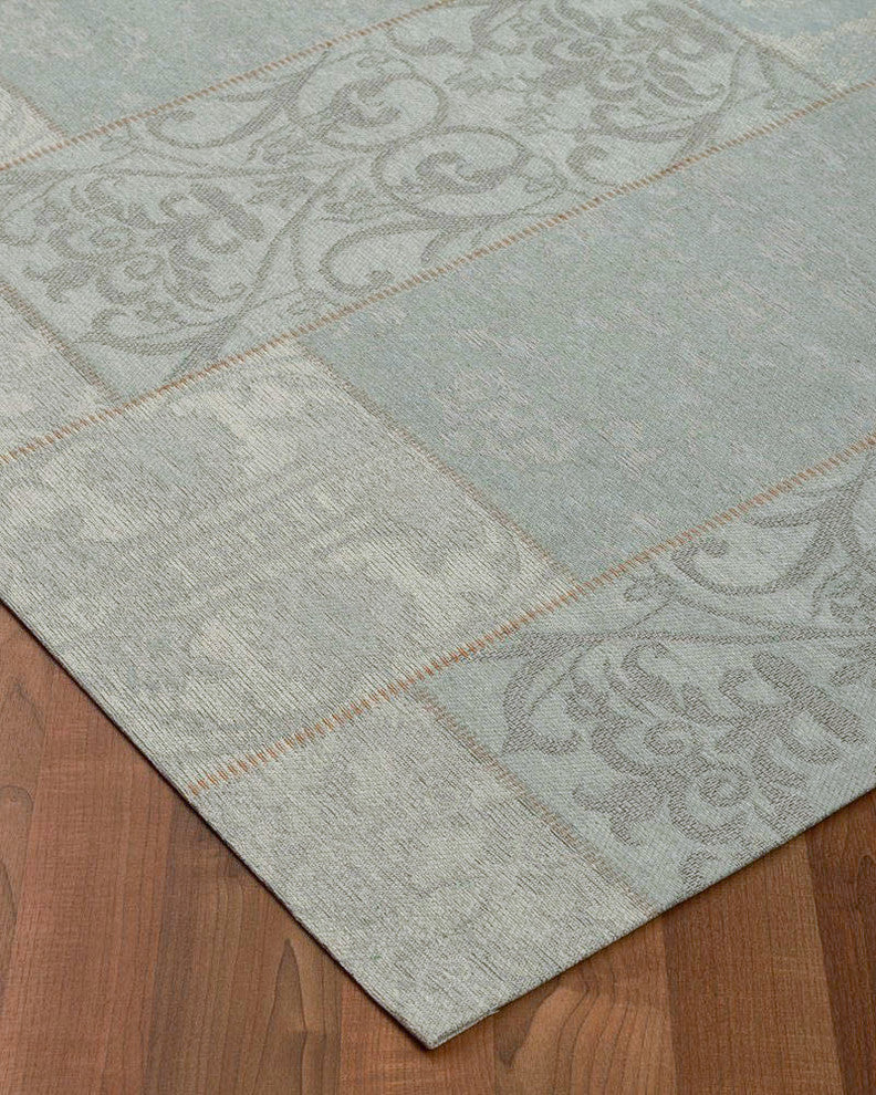 Natural Area Rugs Handmade Vintage Oriental Bluemoon Polyester Rectangle Rug, 5'