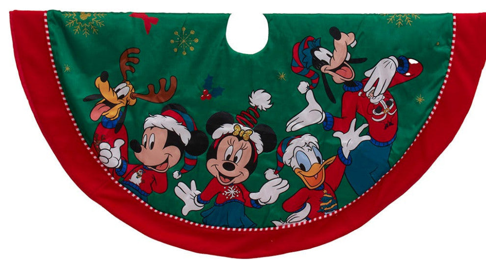 Kurt Adler 48 Disney Mickey and Friends Tree Skirt