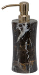 Vinca Collection Black and Gold Marble Soap Dispenser