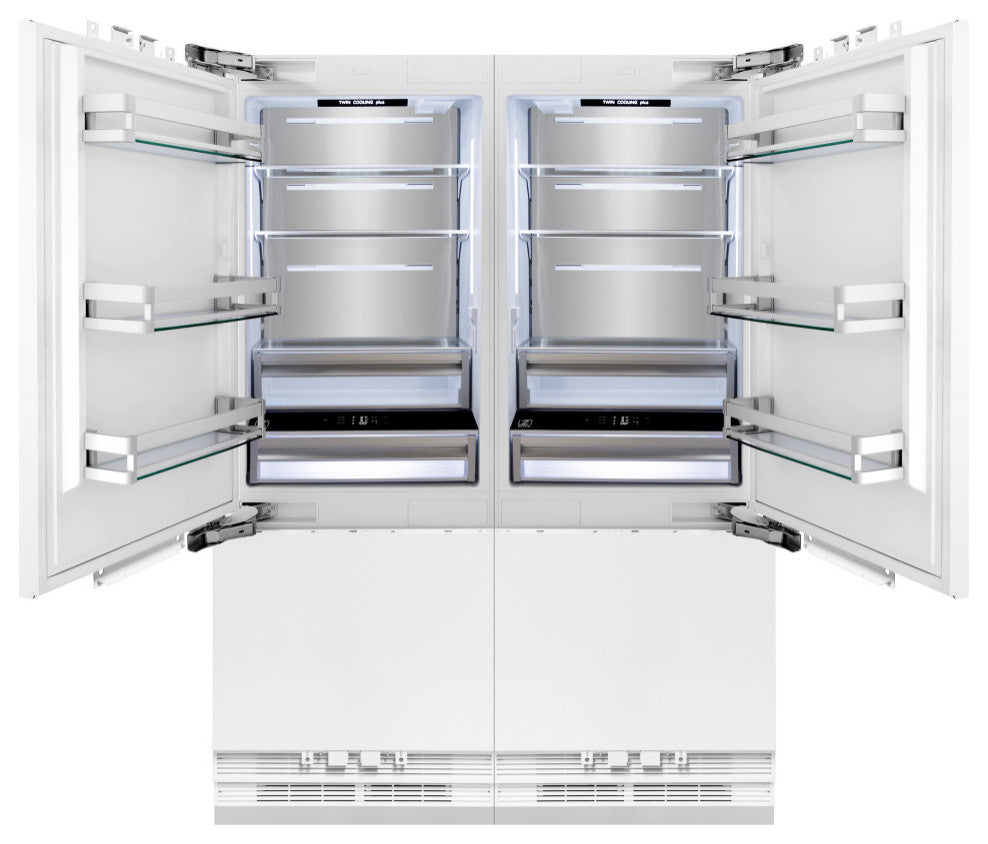 ZLINE 48" Built-in Refrigerator With a Matte Black Handle, RBIVZ-60-MB