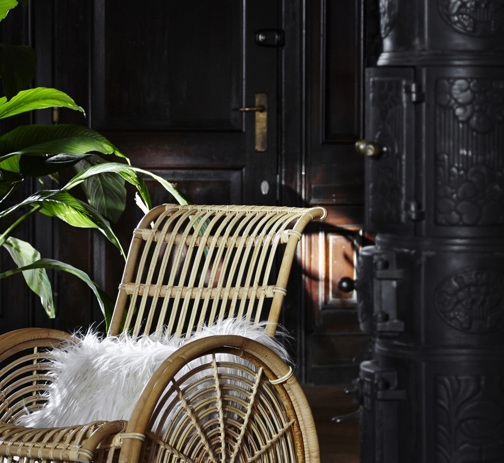 Arne Jacobsen Paris Rattan Chair, Natural